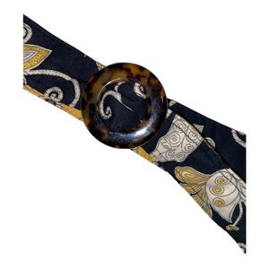 Vera Bradley l Tortoise O Ring Reversible Casual Belt